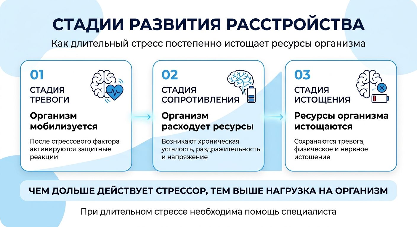 Лечение стресса в Бородино инфографика